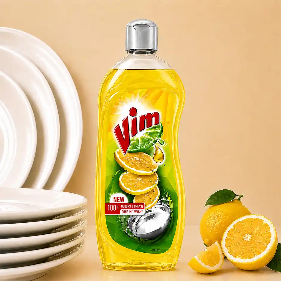 Vim Lemon Dishwash Liquid Gel 500 ml